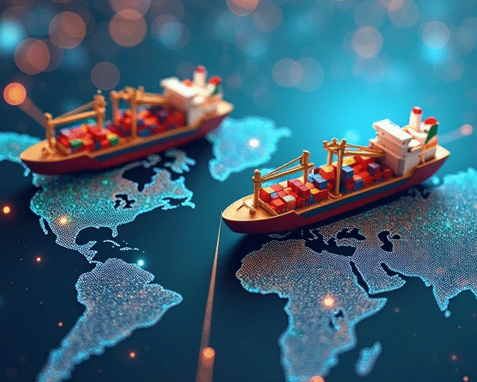 India Gulf UK trade route