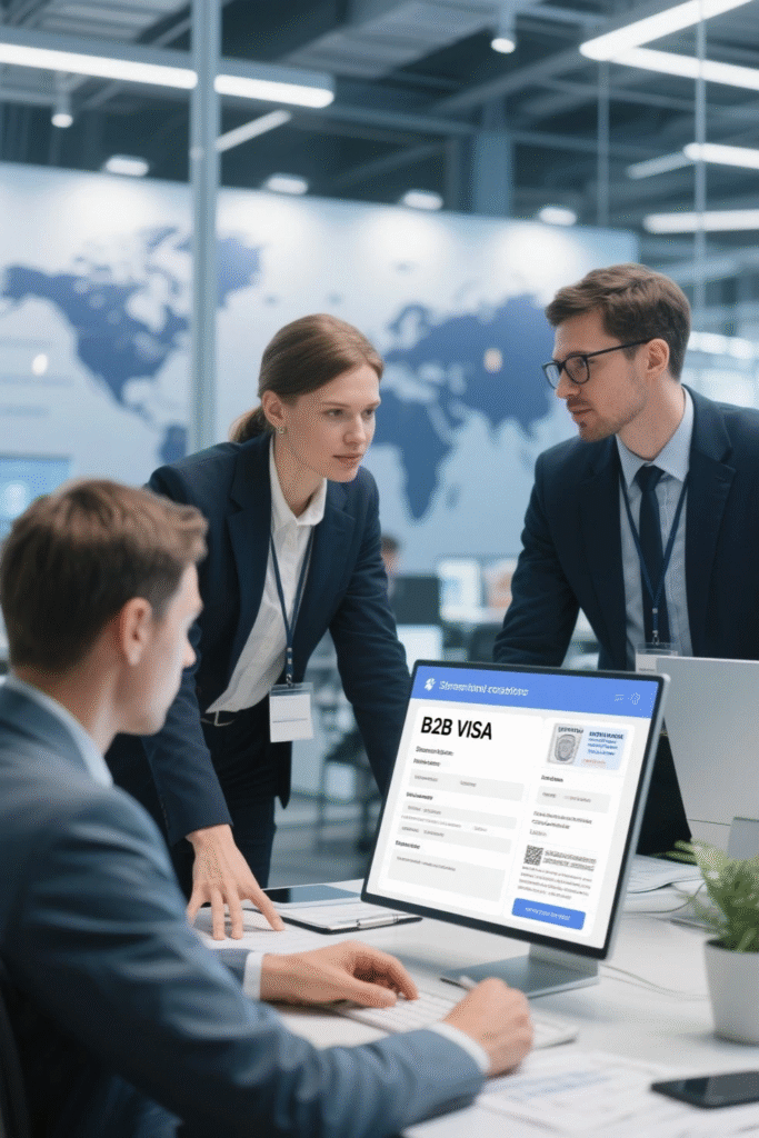 streamline B2B visa process